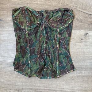 Tiger mist dulce corset top/ Camo